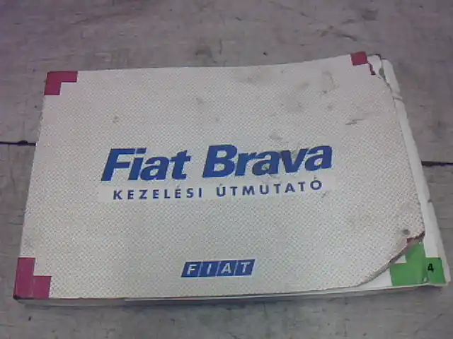 FIAT BRAVA Kezelési útmutató magyar bontott alkatrész Csak ma