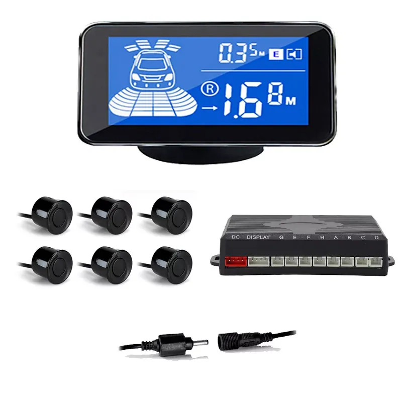 Homasita, 1020-6, Tolatóradar, 6 Szenzor + LCD kijelzővel Árengedmény