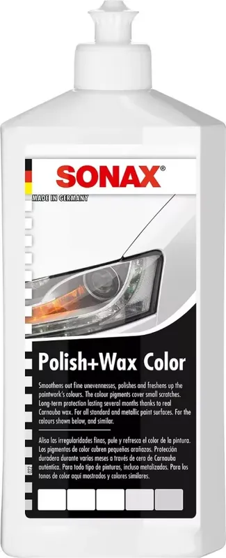 Sonax, Polír & Wax, Fehér, 500ml Gyors kiszállítás