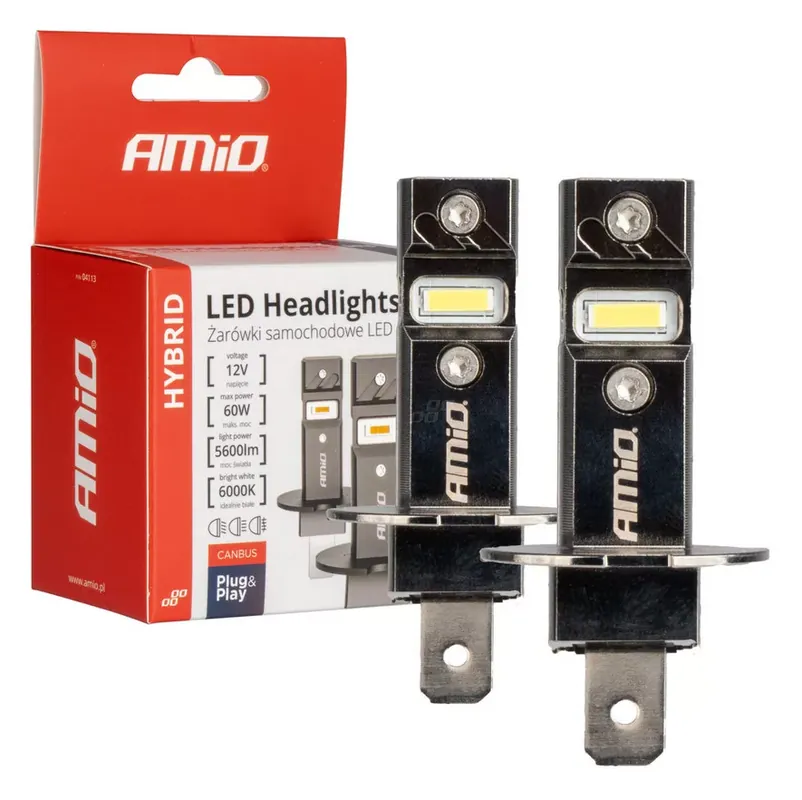 IZZÓ 12V H3 LED 60W 6000K PÁR HYBRID 5600LM Gyors kiszállítás