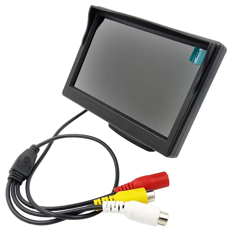 Olcsó MaxSpeed, LCD monitor tolatókamerához, 5" méretű